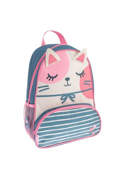 Stephen Joseph Çocuk Sırt Çantası Kedi Sj102008b Pembe - Gri