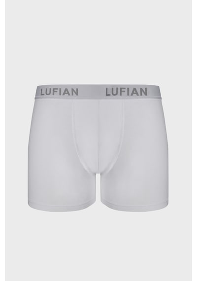 Lufian Danny Erkek Pamuklu Boxer Beyaz Beyaz 111080038100500