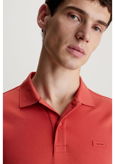 Calvin Klein Erkek Polo Yaka T-shirt Kırmızı