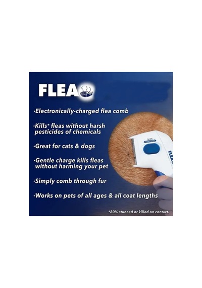Herşeytrend Flea Doctor Kedi Ve Köpekler İçin Pilli Pire Tarağı
