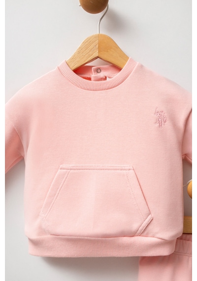 U.S. Polo Assn. U.s. Polo Assn Kız Bebek Pembe Takım Usb2718-c-v1 Pembe
