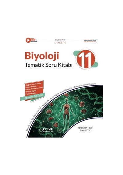 Palme 11.sınıf Joker Biyoloji Tematik Soru Kitabı Yeni