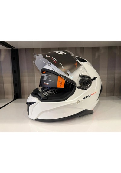 Axxıs Kask Panther Sv Solıd A0 Parlak Beyaz Beyaz