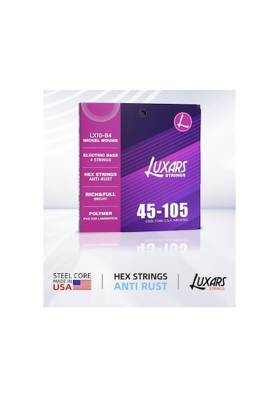 Luxars Bas Gitar Teli 45-105 Lx10-b4
