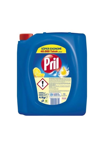 Sıvı Bulaşık Deterjanı Limon 4kg 1 Adet