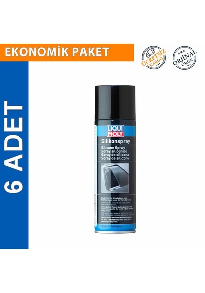 Liqui Moly Silikon Sprey 300 Ml Silicon Spray 6 Adet 3310