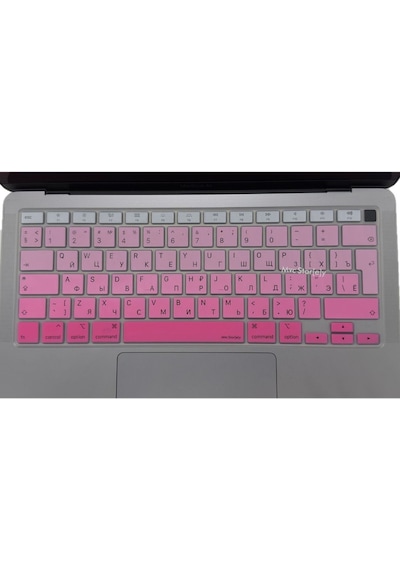 Rusça Klavye Koruyucu Apple Uyumlu MacBook Air Pro M1-m2-m3 A2681 A2941 A2442 A2485 Gradient 001