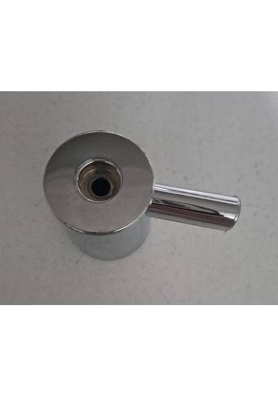 Ekonomik Seri - Kare Yuvalı - Çubuk Kol Taharat Volan - Plastik Krom Kaplama Çap : 23 Mm