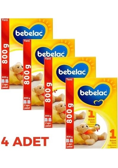 Bebelac 1 Devam Sütü 800 G 4 Adet