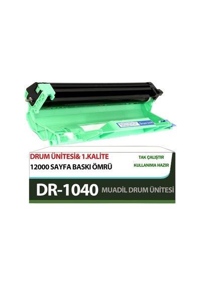 Brother Tn-1040 Dr-1040 Drum Ünitesi 1200 Sayfa Baskı Ömrü Uyumlu,