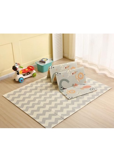MooieBaby's Circus Katlanabilir Oyun Matı Oyun Halısı 150 X 180 X 1 Cm