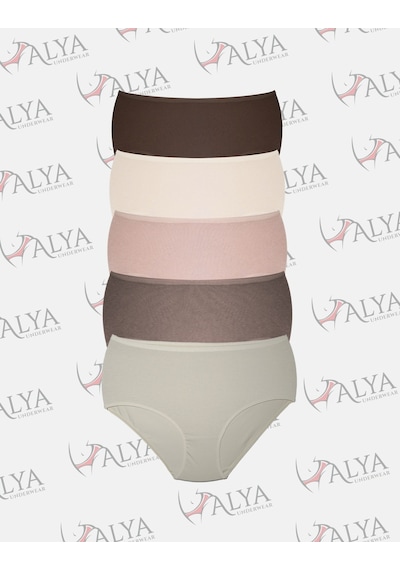 Alya Underwear Kadın Büyük Beden Külot Battal Full Brief, Yüksek Bel 5xl, 6xl, 7xl 5 Farklı Renk 1 Pakette Multicolor-p20 Alya Underwear Kadın Büyük Beden Külot Battal Full Brief, Yüksek Bel 5xl, 6xl, 7xl 5 Farklı Renk 1 Pakette Multicolor-p20