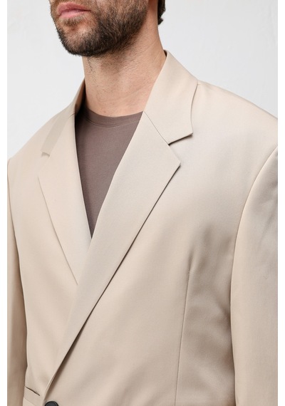 Antioch Relaxed Fit Erkek Blazer Ceket Taş