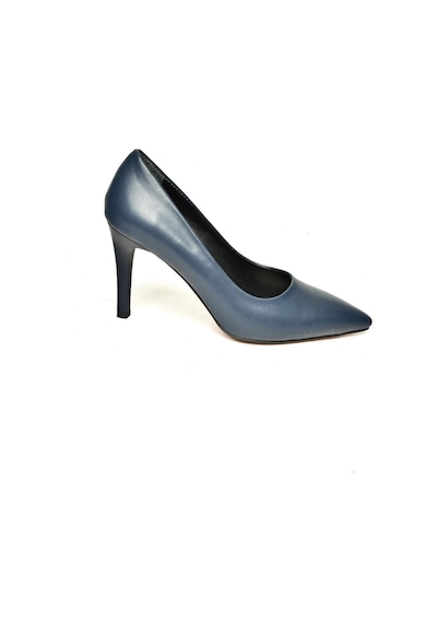 Fox Shoes U676082009 Lacivert İnce Topuklu Kadın Stiletto Ayakkabı Lacivert