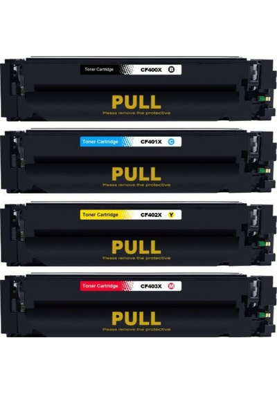 Hp 201X/Cf401X Mavi Uyumlu Toner M252Dw/M252N/M277Dw/M277N Çipli