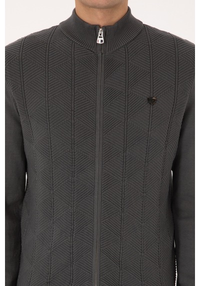U.s. Polo Assn. Erkek Gri Hırka Triko 50315024-vr024 Grı