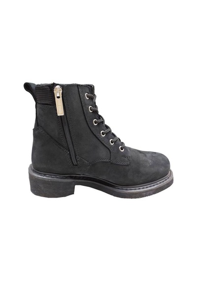 Harley Davidson Jim Hakiki Deri Unisex Bot Siyah