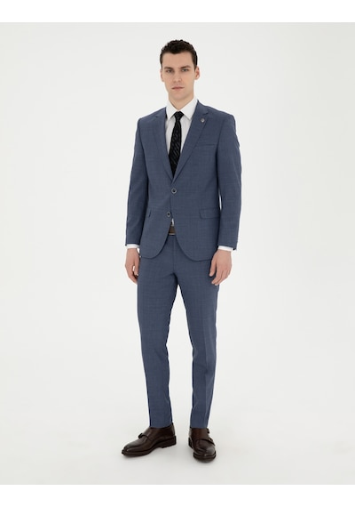 Pierre Cardin Saks Ex. Slim Fit Takım Elbise 50285279-vr032 Koyu Mavi