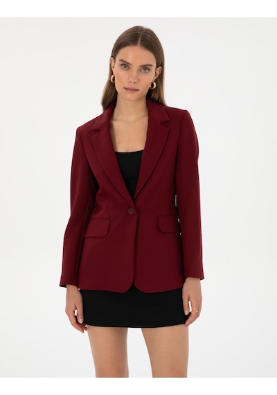 Pierre Cardin Kadın Vişne Ceket 50310125-vr223 Vişne