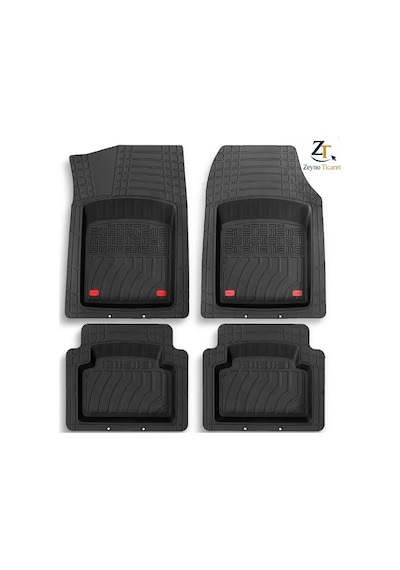 Land Rover Range Rover Velar 2021 Uyumlu 4 Cm Derin Havuzlu 3d Universal Oto Paspas Siyah
