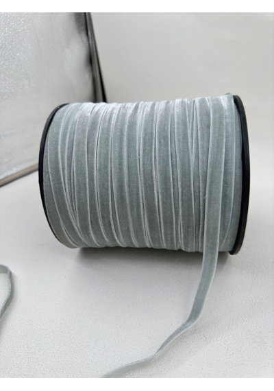 Paşateks- 1 Cm Düz Kadife-5 Metre -x.mavi