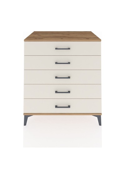 Kronos Şifonyer 5 Çekmeceli 88x59x96 Çam-aytaşı Atlas Çam