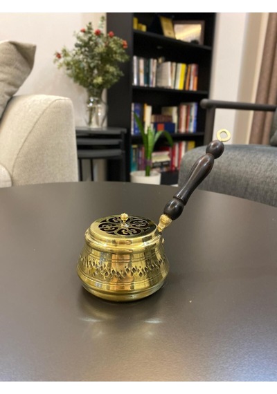 Pirinç Gold Renk Tütsülük Üzerlik Otu Hediyeli