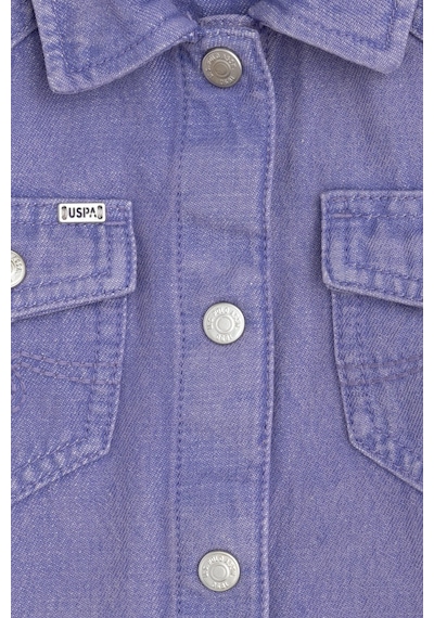 U.s. Polo Assn. Kız Çocuk Menekşe Gömlek Jean 50291152-vr037 Menekşe Mor U.s. Polo Assn. Kız Çocuk Menekşe Gömlek Jean 50291152-vr037 Menekşe Mor