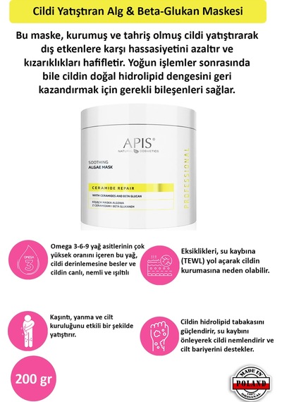 Apis Natural Alg & Beta-Glukan Maskesi 200 G
