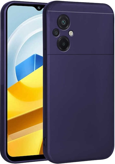 Xiaomi Poco M5 Kılıf Zore Premier Silikon Kapak Lacivert