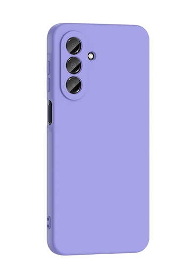 Samsung Uyumlu GalaxyA17 Kılıf Yumuşak Silikon Kamera Korumalı Lansman Celikaksesuar Koyu Mor
