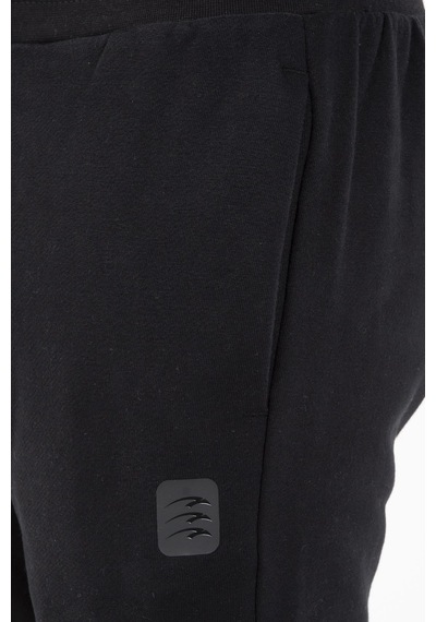 Maraton Sportswear Regular Erkek Ribana Paça Basic Siyah Eşofman Altı 21381-siyah Siyah