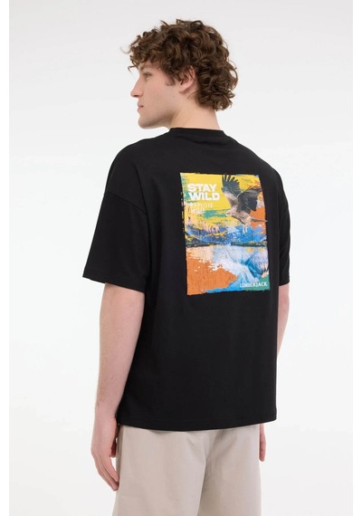 Lumberjack Ml Star 11otd1-27 5fx Siyah Erkek T-shirt 101948236 Siyah