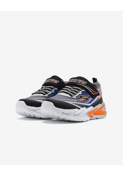 Skechers Flexglow Ultra Büyük Erkek Çocuk Siyah Işıklı Spor Ayakkabı 400139l Bksl Siyah