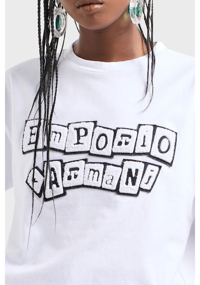 Emporio Armani Bayan T Shirt 6d2t7h 2j4ez 0100 Beyaz Beyaz