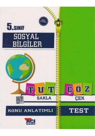 Açı 5.Sınıf Sosyal Bilgiler Tut Sakla Çöz Çek Konu Test