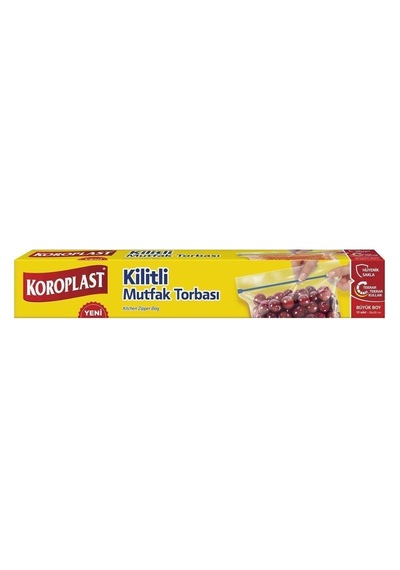 Kilitli Mutfak Torbası 26x28cm 10'lu