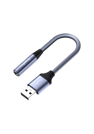 Usb-a To 3.5mm Jack Aux Mikrofon Destekli Dac Chip Hifi Ses Kartı