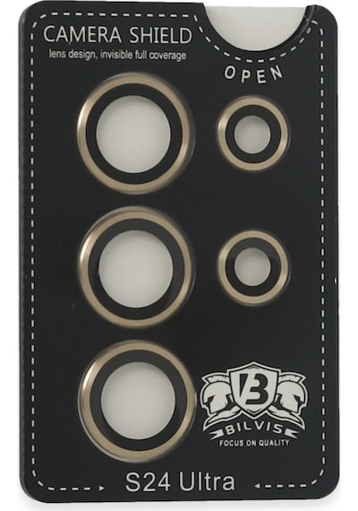 Cosmotex Newface Samsung Galaxy S24 Ultra Bilvis Titan Kamera Lens - Gold