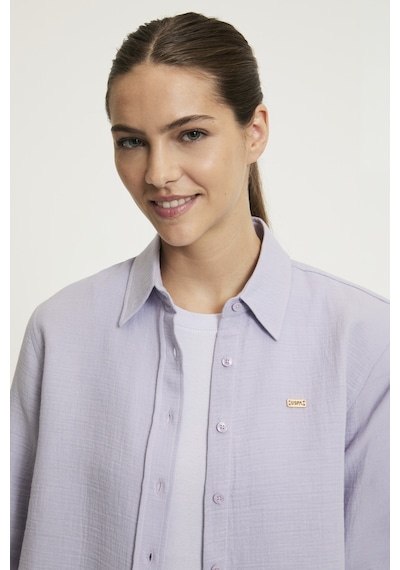 U.S. Polo Assn. U.s. Polo Assn. Kadın Lila Gömlek Desenli 50324689-vr034