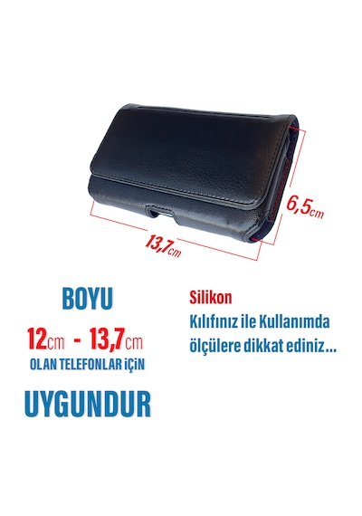 Tcl Onetouch 4022s Kılıfı 4022s Kemer Kılıfı Bel Çantası Siyah