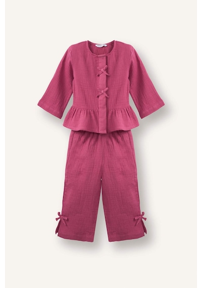 Defacto Müslin 2li Takım Kız Bebek G8736a526spbr123 Bordo-br123