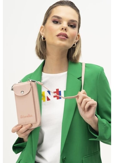 United Colors of Benetton Pembe Omuz Askılı Kadın Cüzdan/çanta Bnt-1213