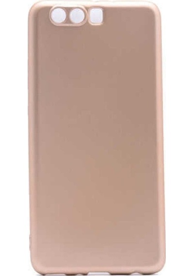 Huawei P10 Plus Kılıf Zore Premier Silikon Kapak Gold