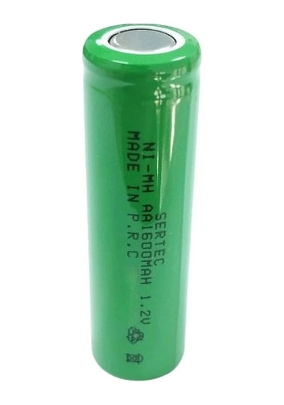 Sertec - 1.2v 1600 Mah - Aa - Ni-mh Şarjlı Pil - Başsız / Flat Head Evimdeyokyok