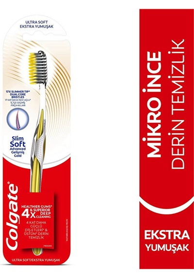 4 Adet Colgate Diş Fırçası Mikro İnce Advanced Gold
