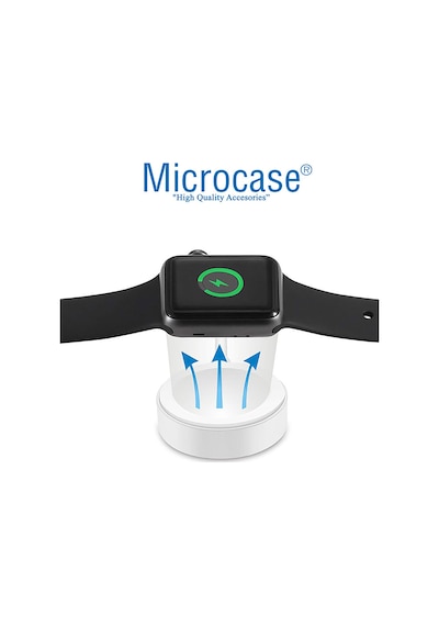 Microcase Apple Uyumlu  Watch 1-6 Tüm Seriler için 2in1 SET Manyetik Şarj Aygıtlı Dock Stand - AL3558