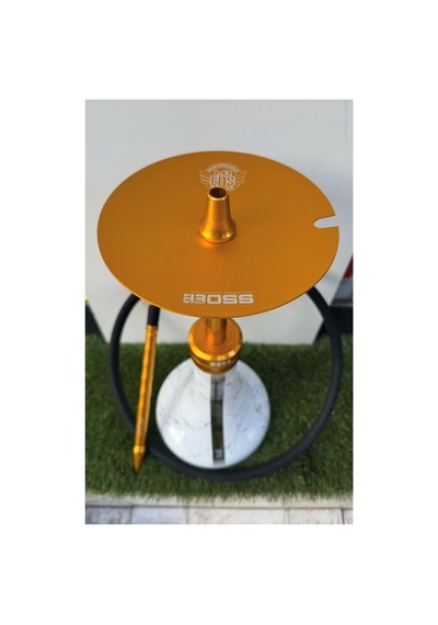 Mr Eds E29 Özel Üretim Mermer Desen Nargile Takımı/gold