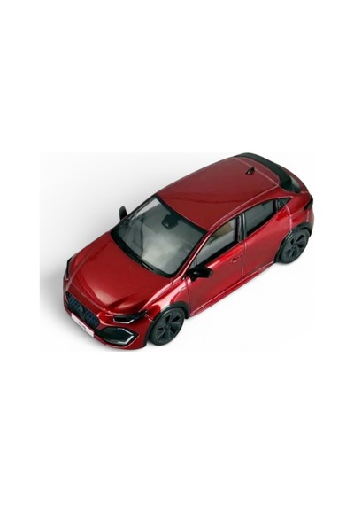 Renault Yeni Clio 6 Metal Araç Yakut Kırmızı 1:64 Ölçek