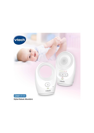 Vtech Artırılmış Menzile Sahip Sesli Bebek Monitörü - Dm1111